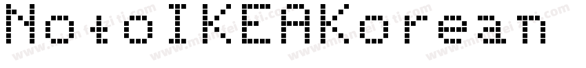 NotoIKEAKorean Regular字体转换
